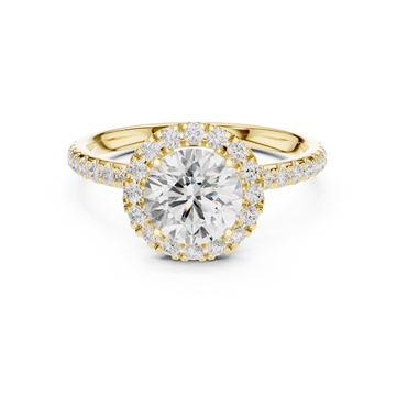 Luminelle Round Halo Ring