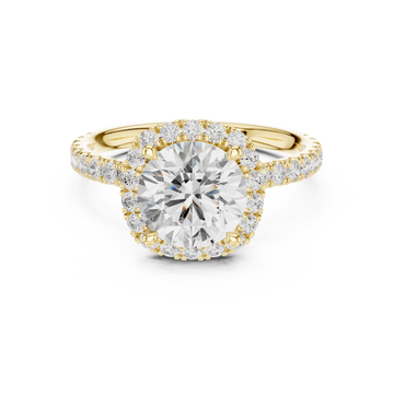 Golden Halo Majesty Ring