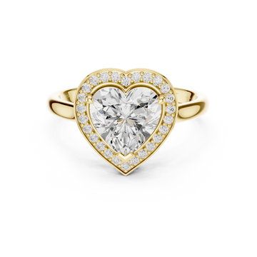 Eternal Heart Halo Ring