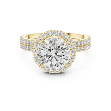 Regalia Halo Lab Diamond Ring