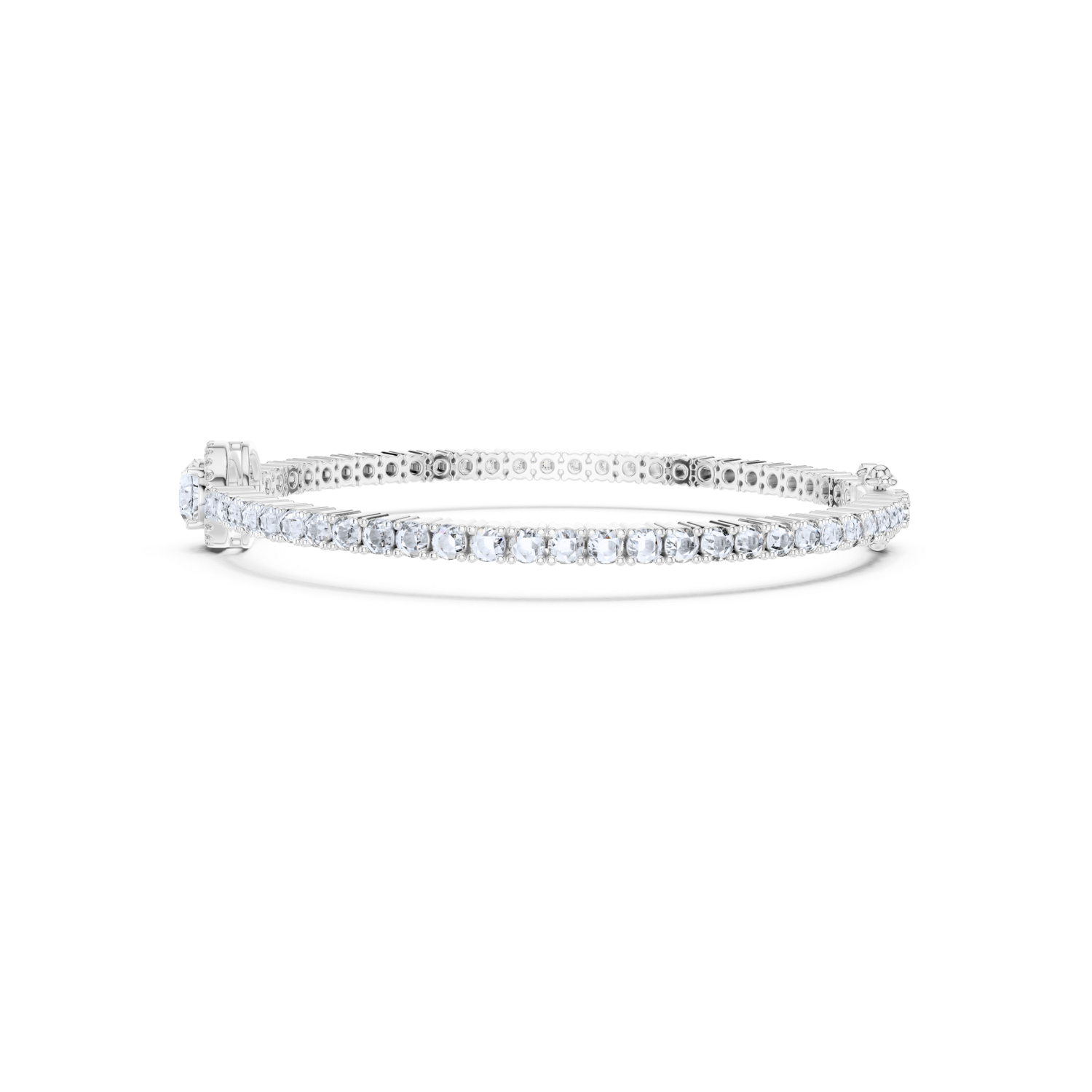 Halo Diamond Tennis Bracelet