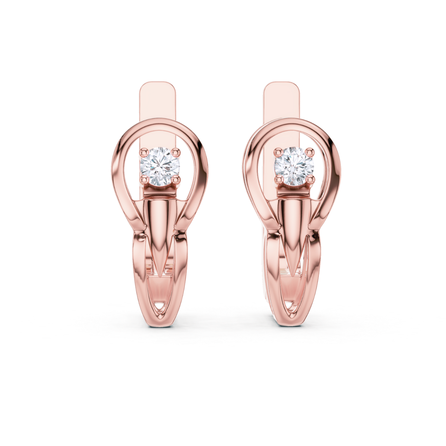 Timeless Solitaire Drop Earrings