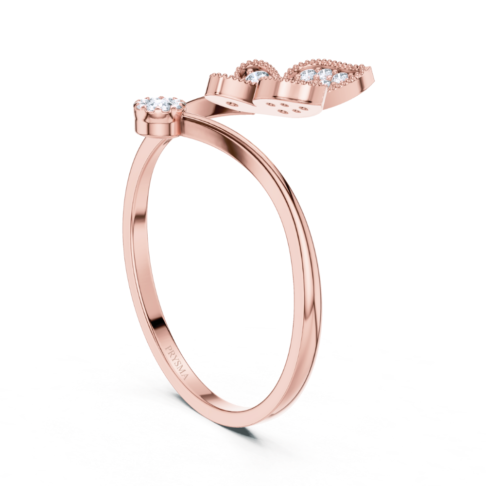 Butterfly Spark Wrap Ring