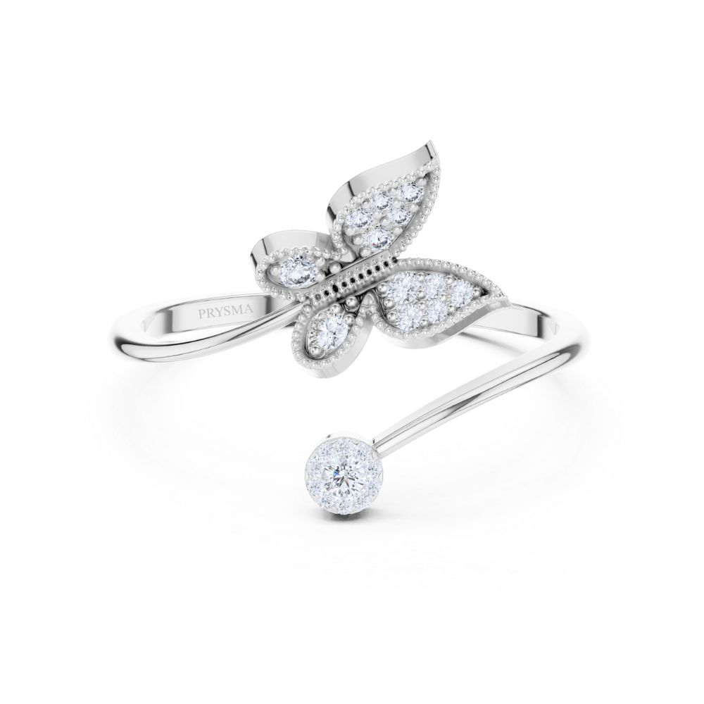 Butterfly Spark Wrap Ring