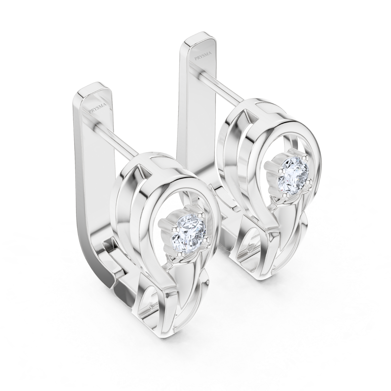 Timeless Solitaire Drop Earrings