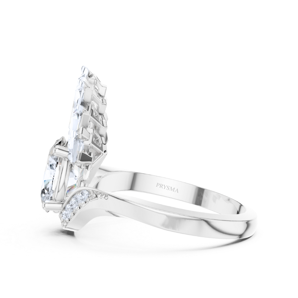 Baguette Crest Ring