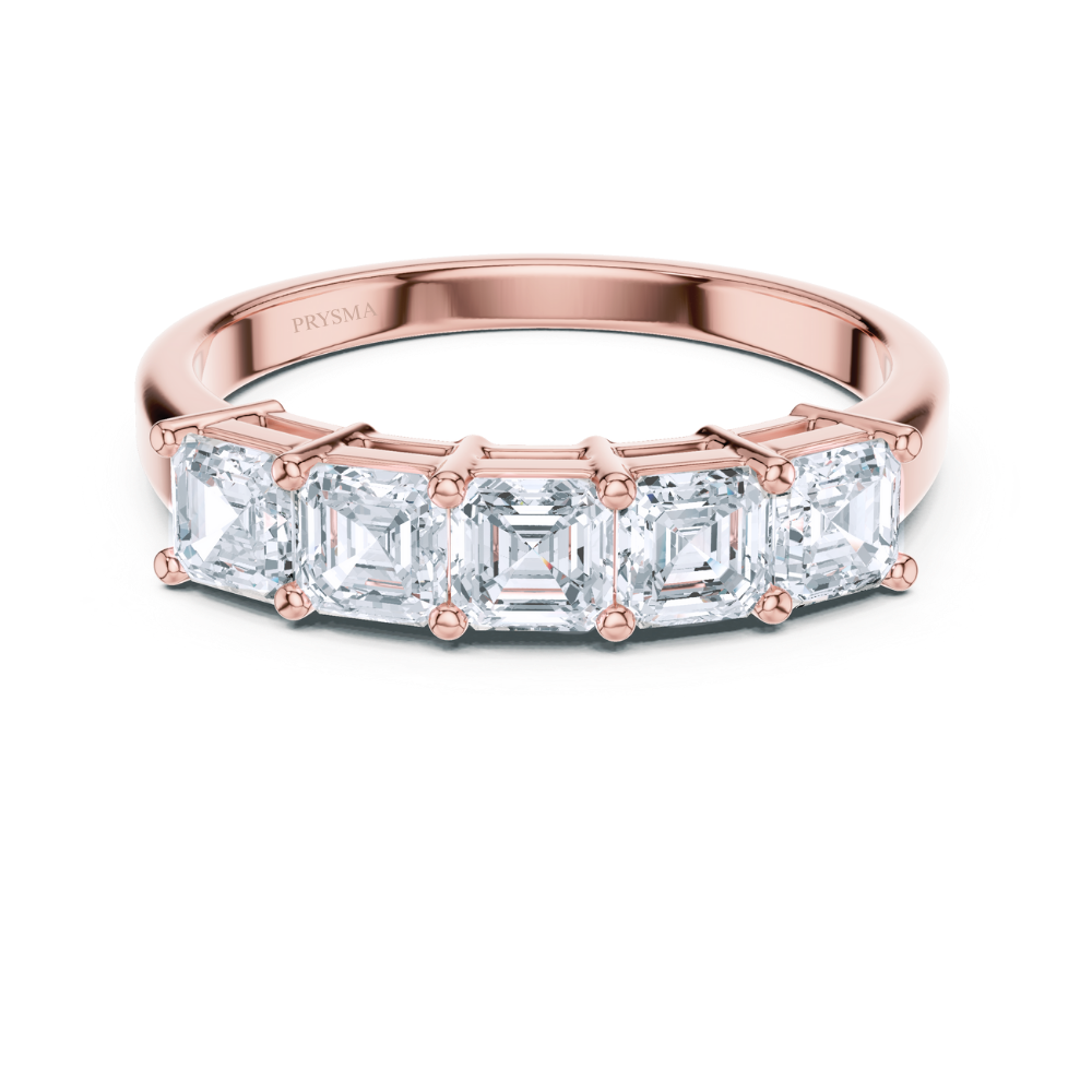 Emerald Elegance Five Stone Ring