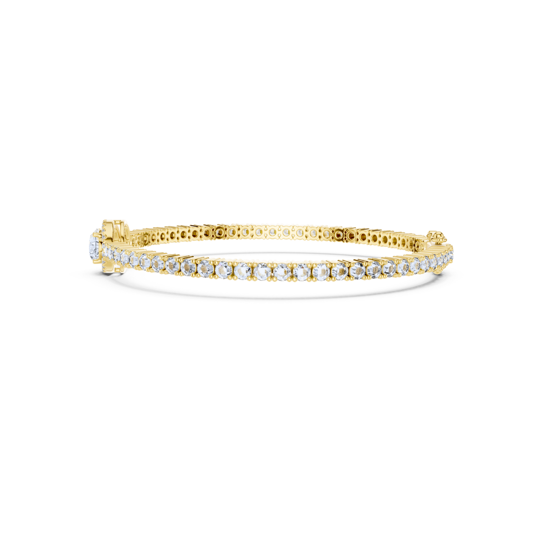 Halo Diamond Tennis Bracelet