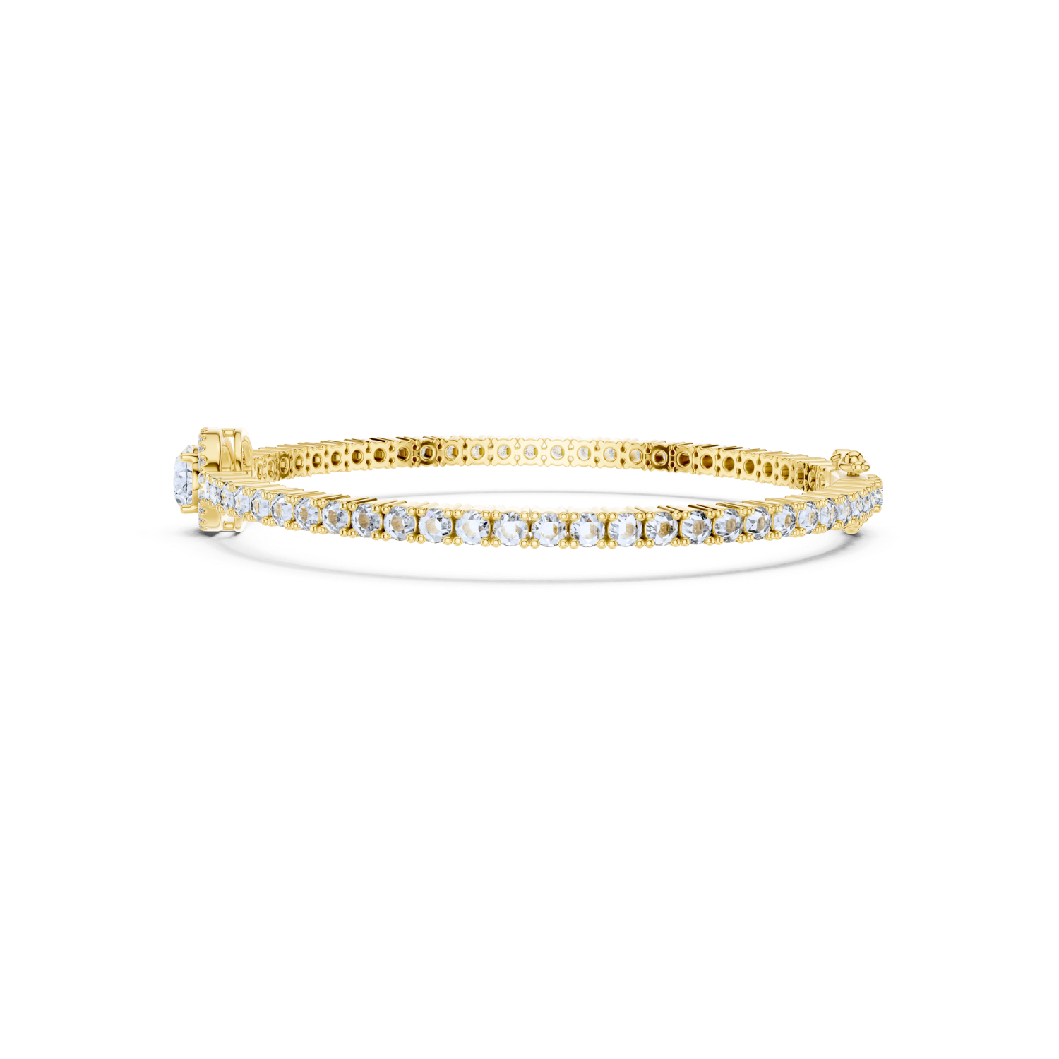 Halo Diamond Tennis Bracelet