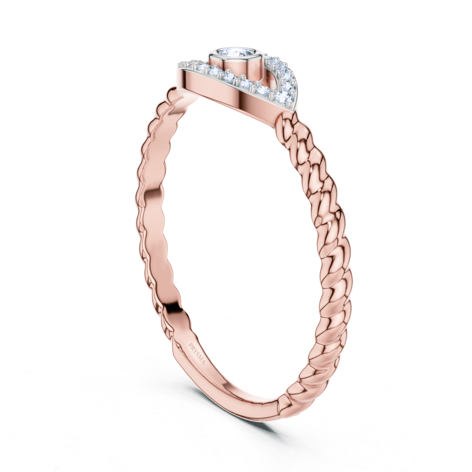 Evil Eye Diamond Ring