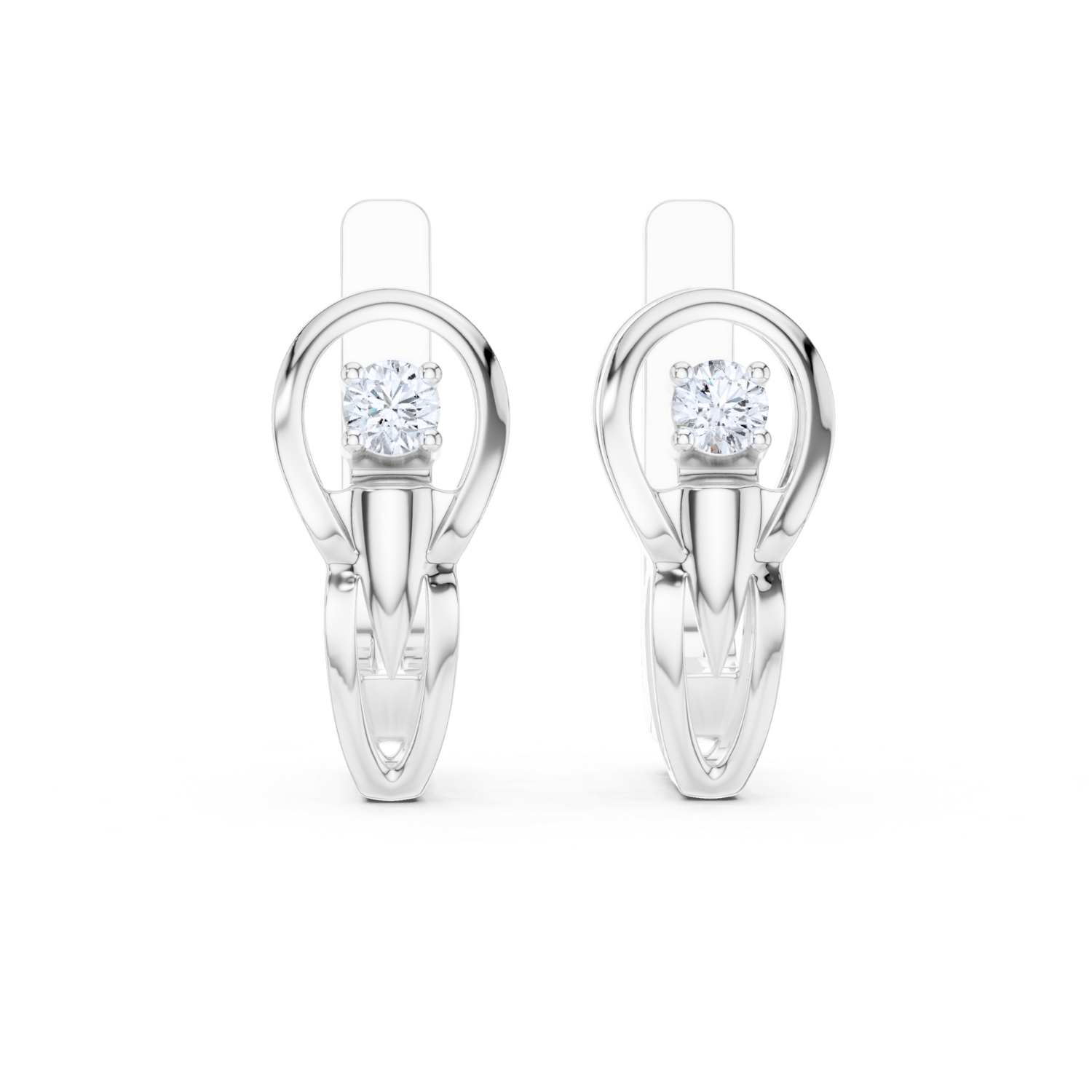 Timeless Solitaire Drop Earrings