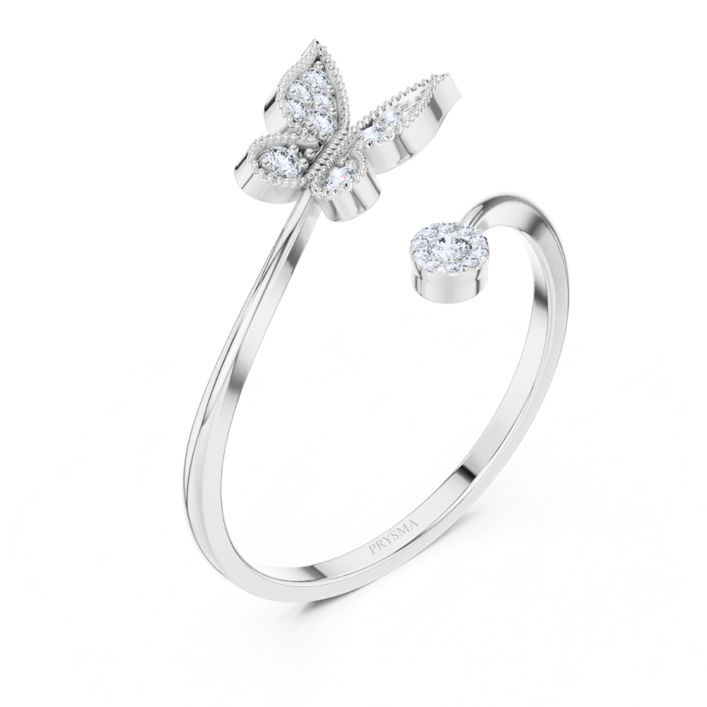 Butterfly Spark Wrap Ring