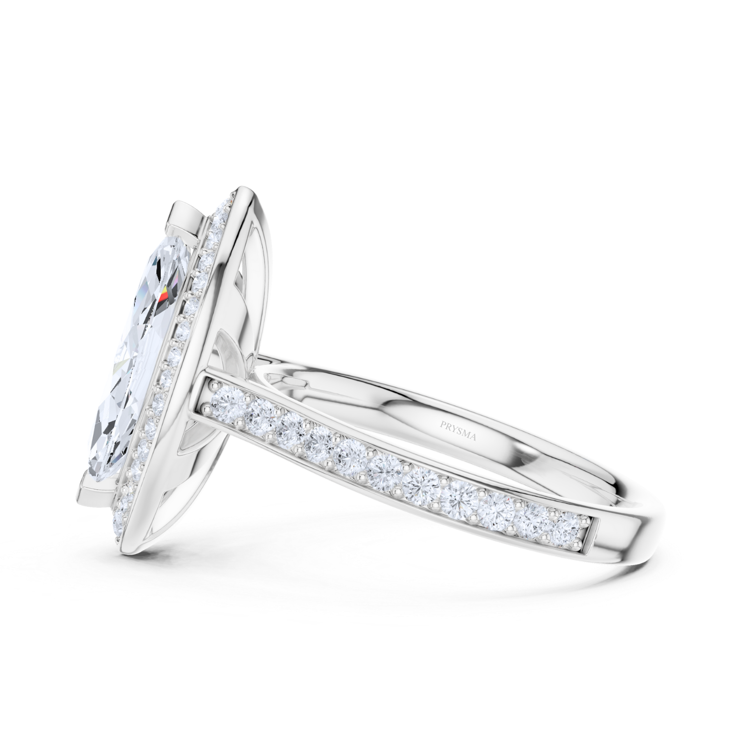 Majestic Marquise Halo Ring