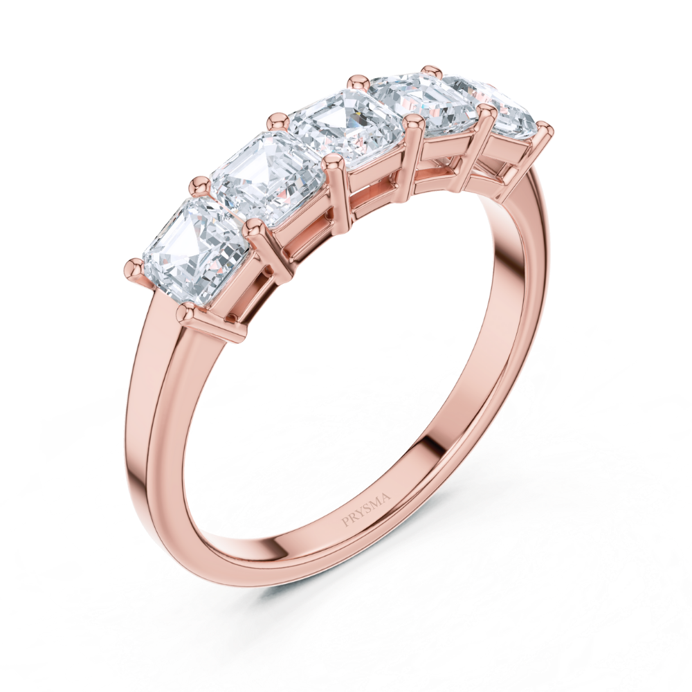 Emerald Elegance Five Stone Ring