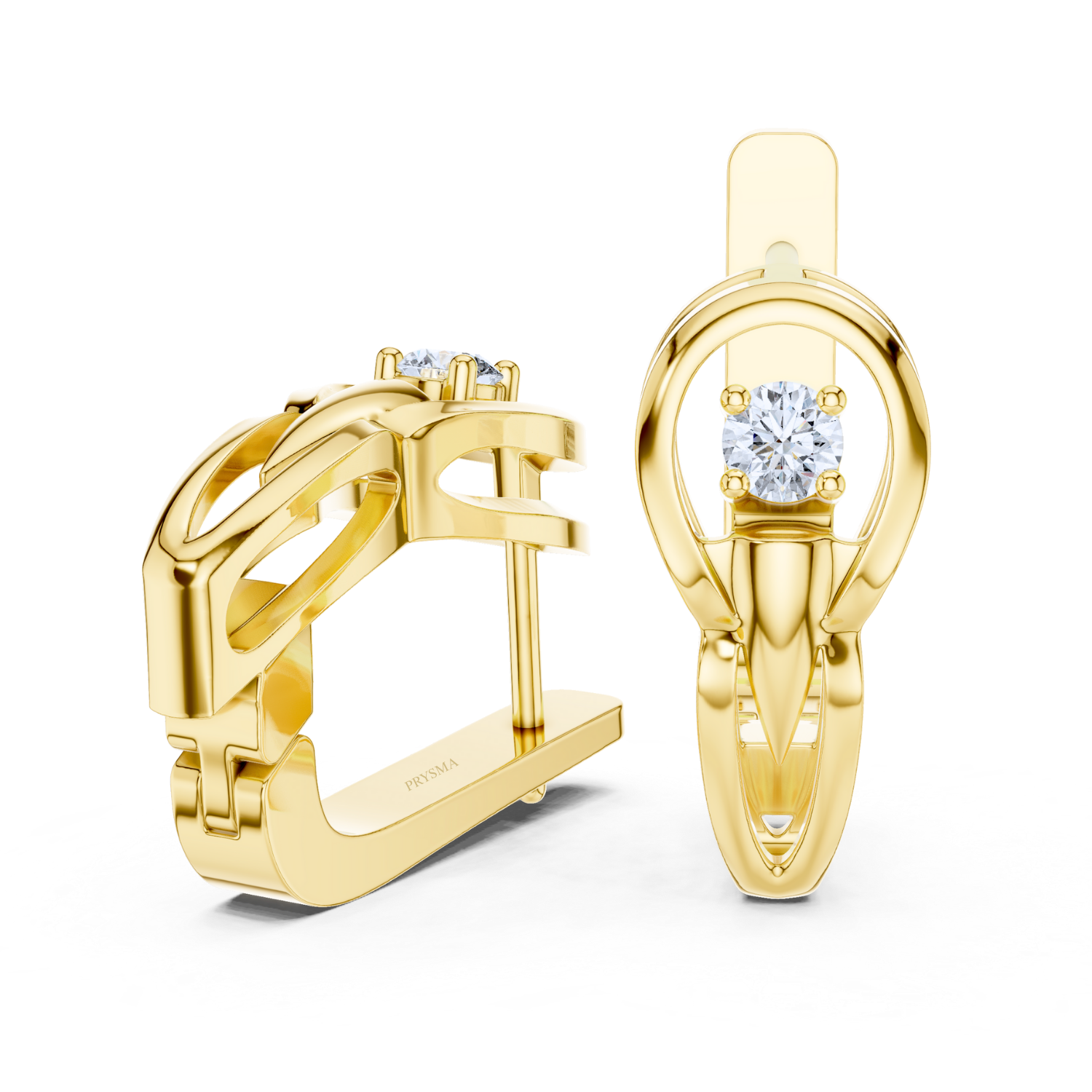 Timeless Solitaire Drop Earrings
