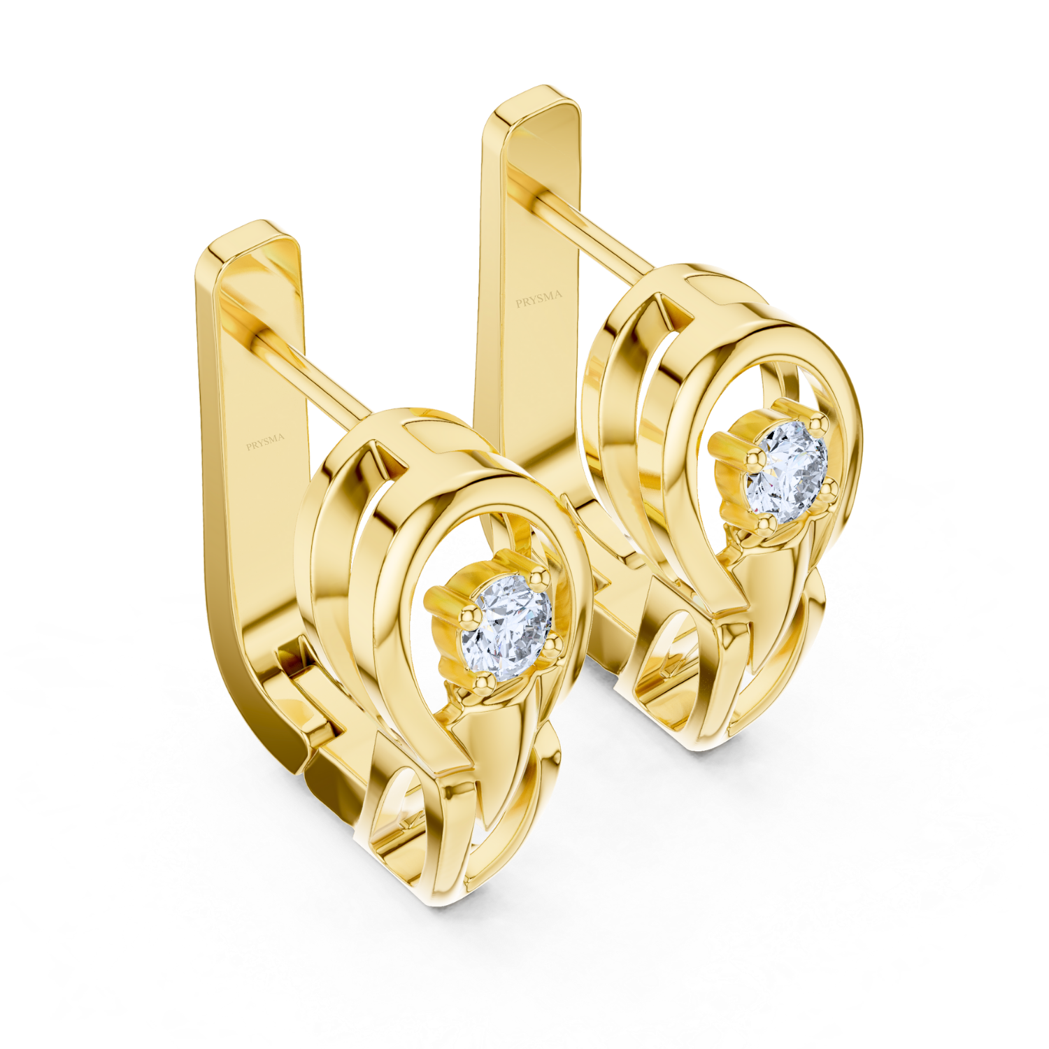 Timeless Solitaire Drop Earrings