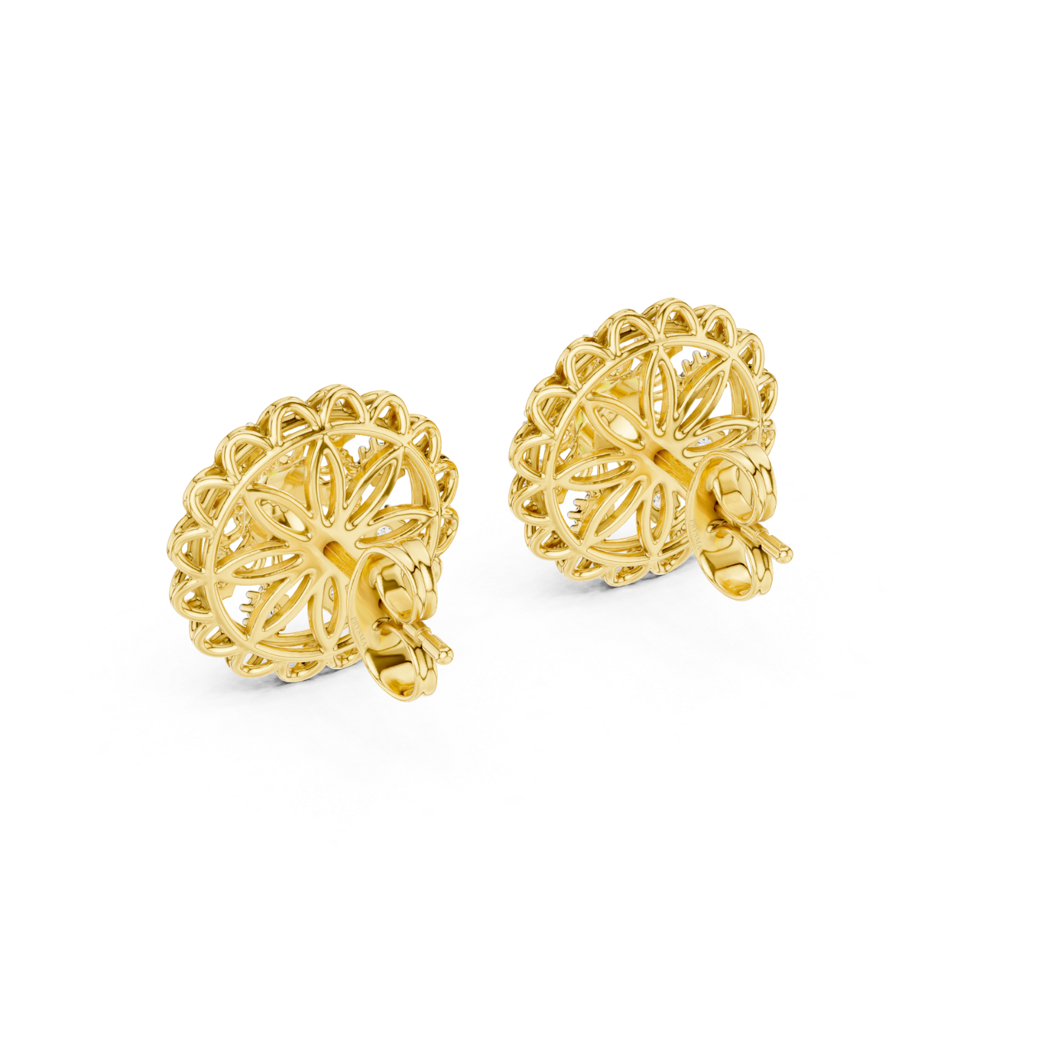 Floral Radiance Stud Earrings