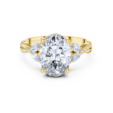 Celestia Oval Marquise Diamond Ring