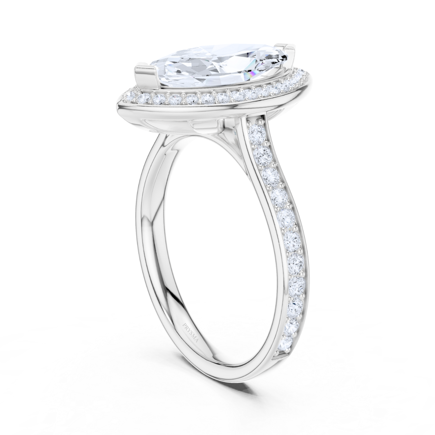 Majestic Marquise Halo Ring