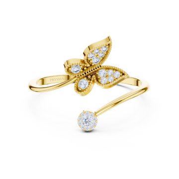Butterfly Spark Wrap Ring