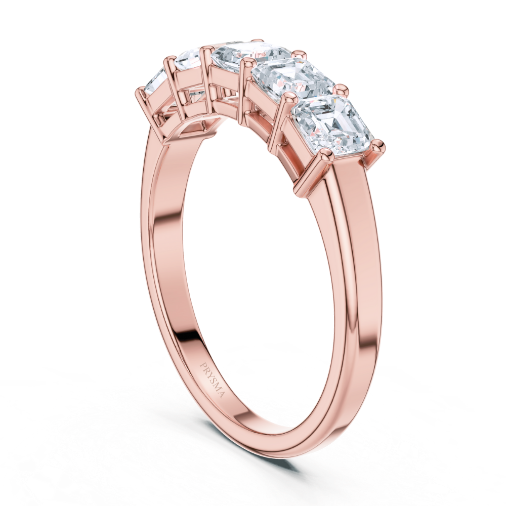Emerald Elegance Five Stone Ring