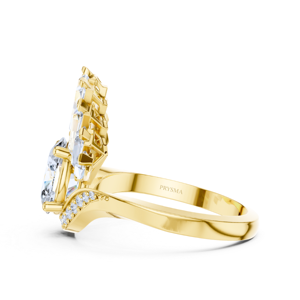 Baguette Crest Ring