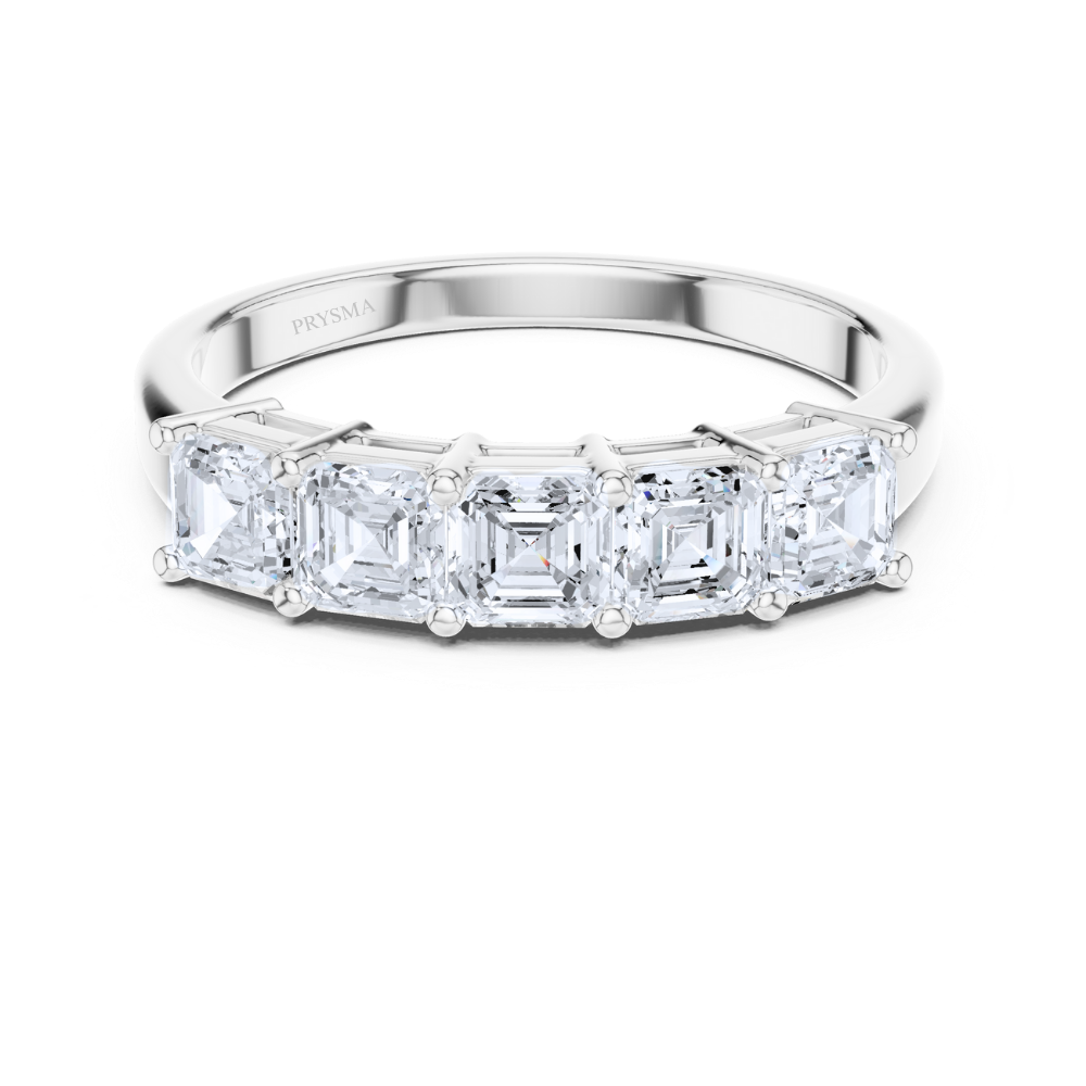 Emerald Elegance Five Stone Ring