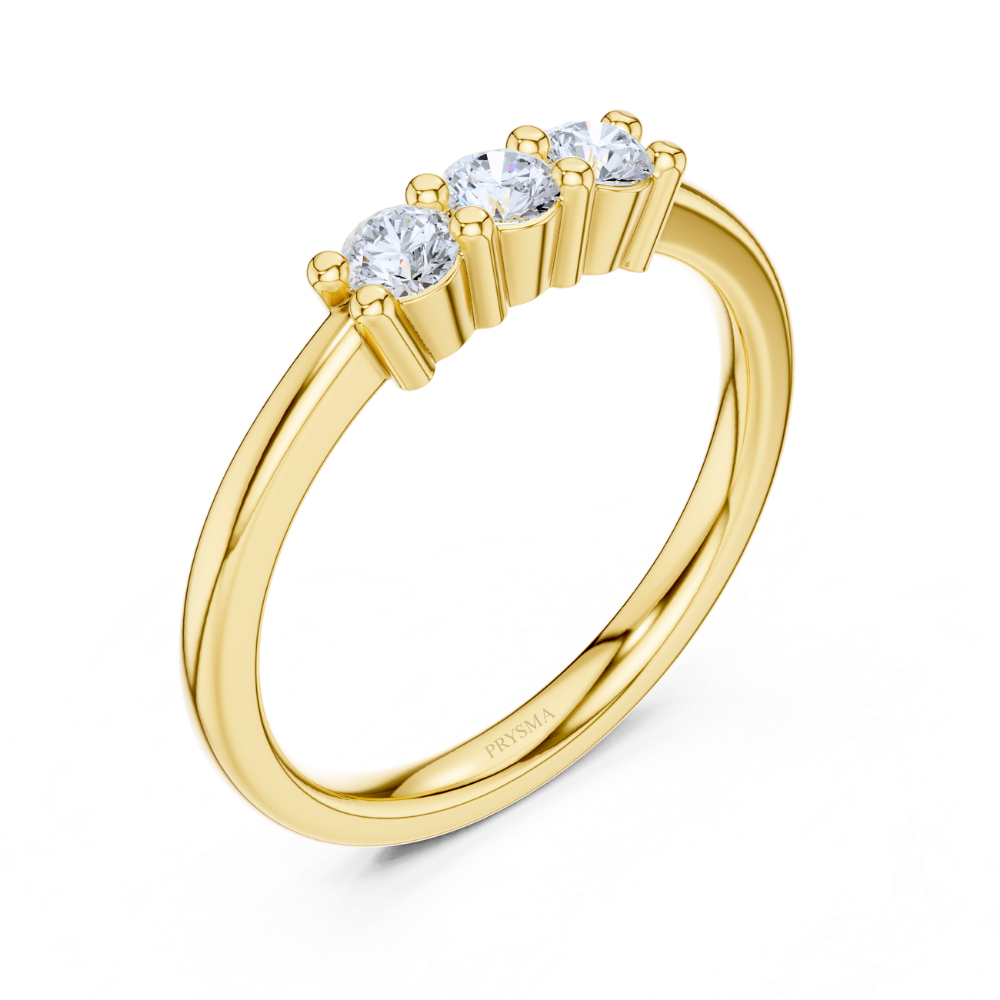 Timeless Three-Stone Ring