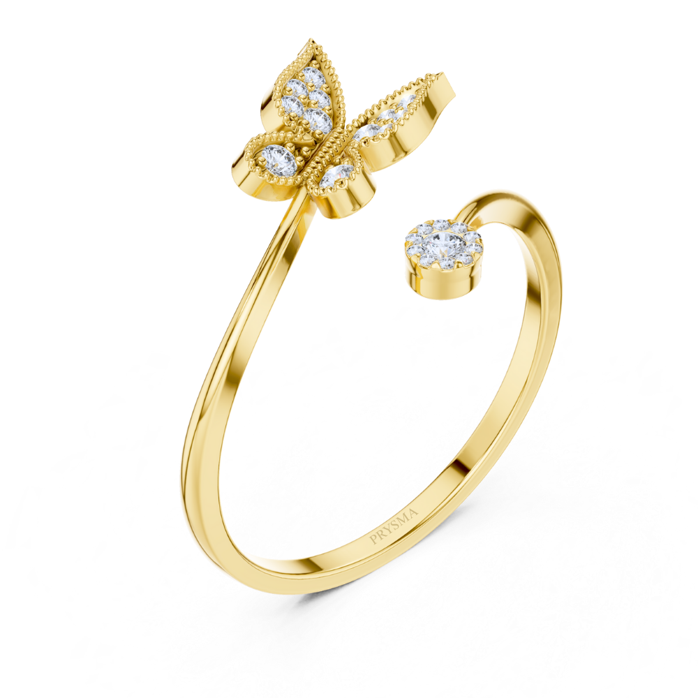 Butterfly Spark Wrap Ring