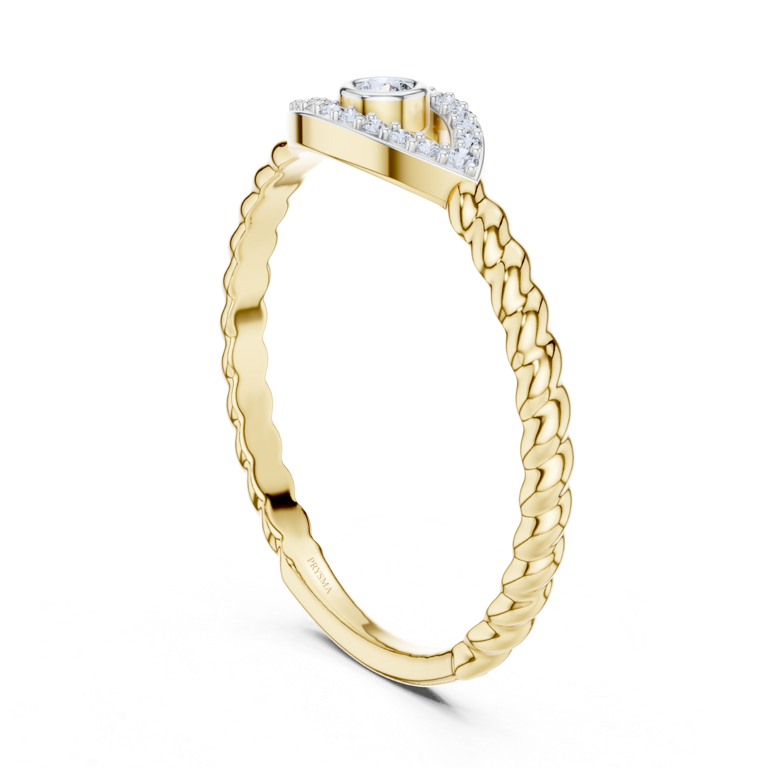Evil Eye Diamond Ring