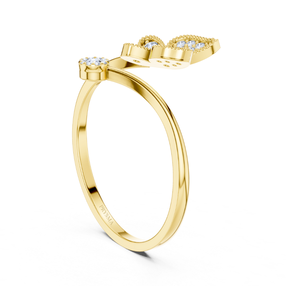 Butterfly Spark Wrap Ring