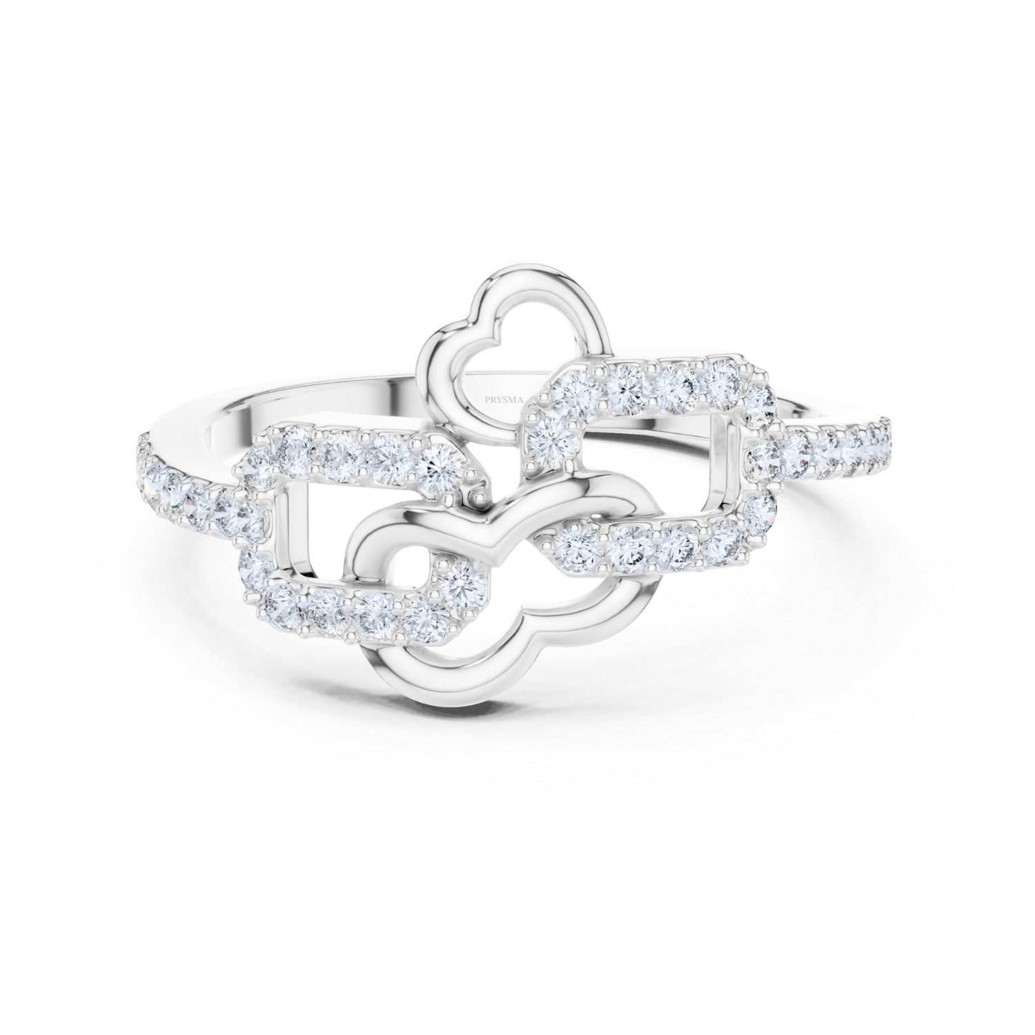 Twisted Elegance Diamond Ring