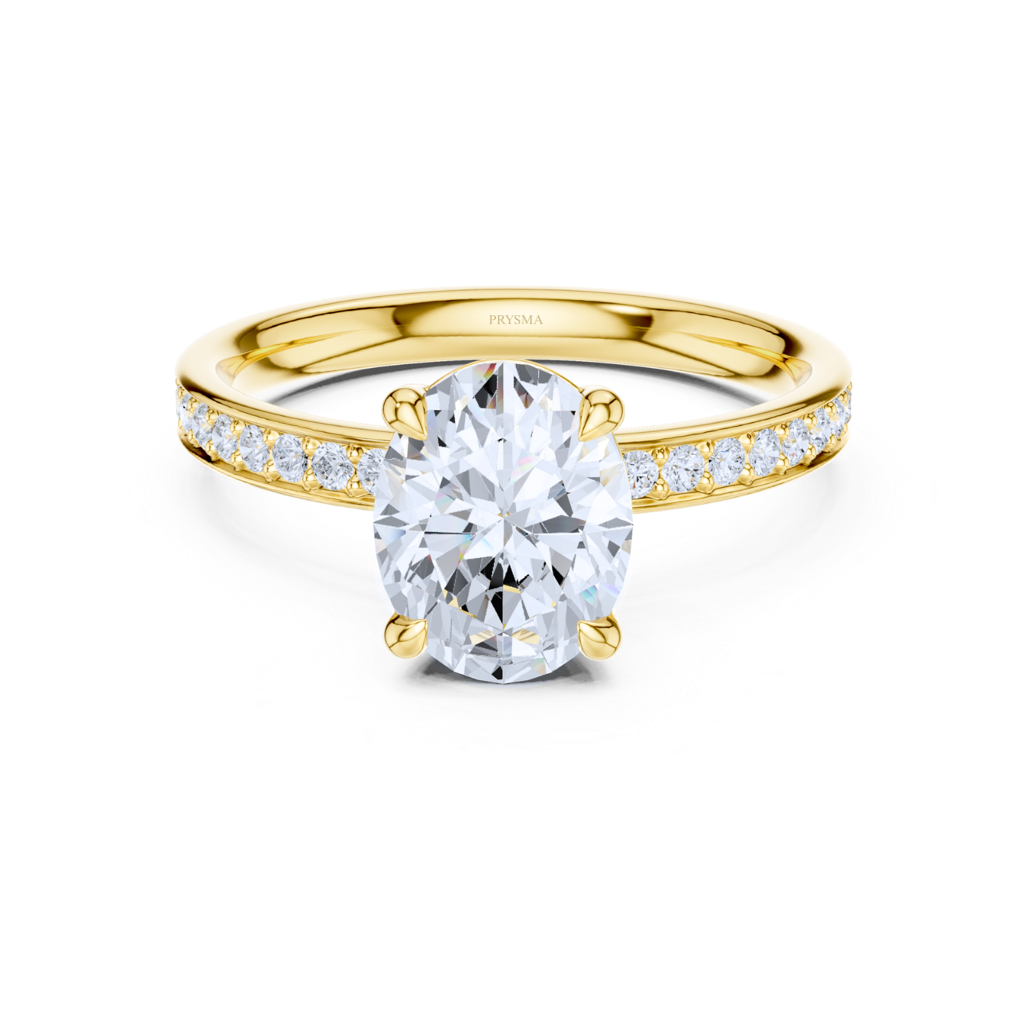 Oval-Cut Solitaire Diamond Ring