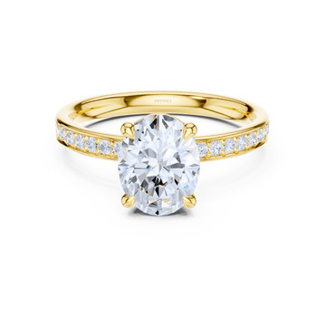 Oval-Cut Solitaire Diamond Ring