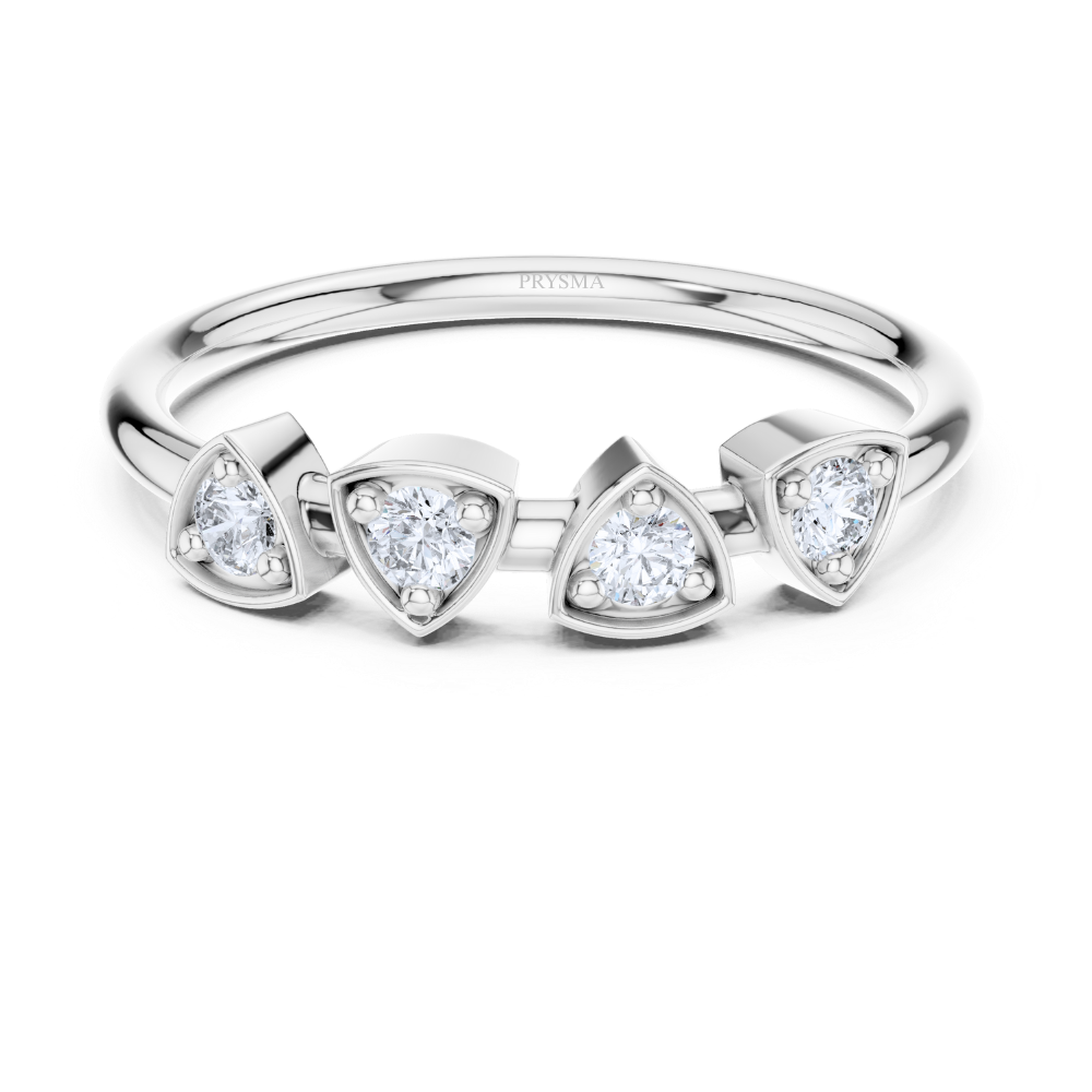 Trinity Gleam Diamond Ring