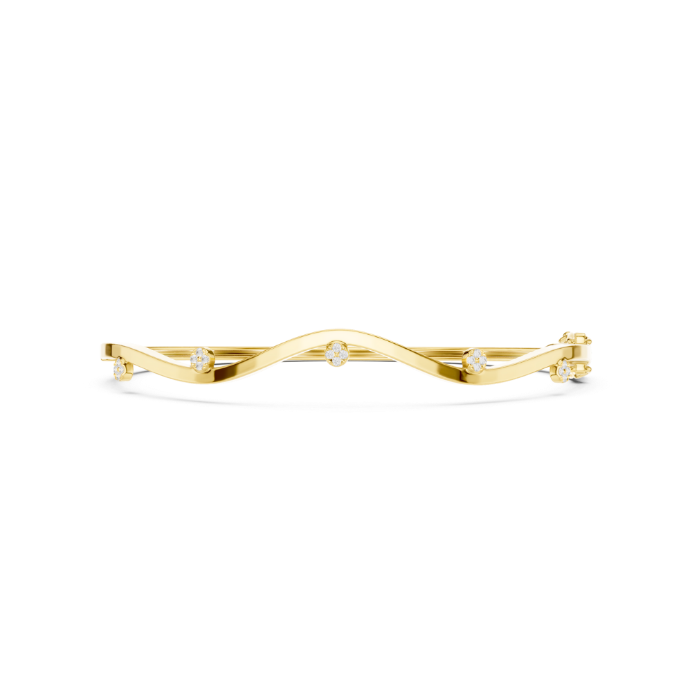 Ondessa Diamond Wave Bracelet
