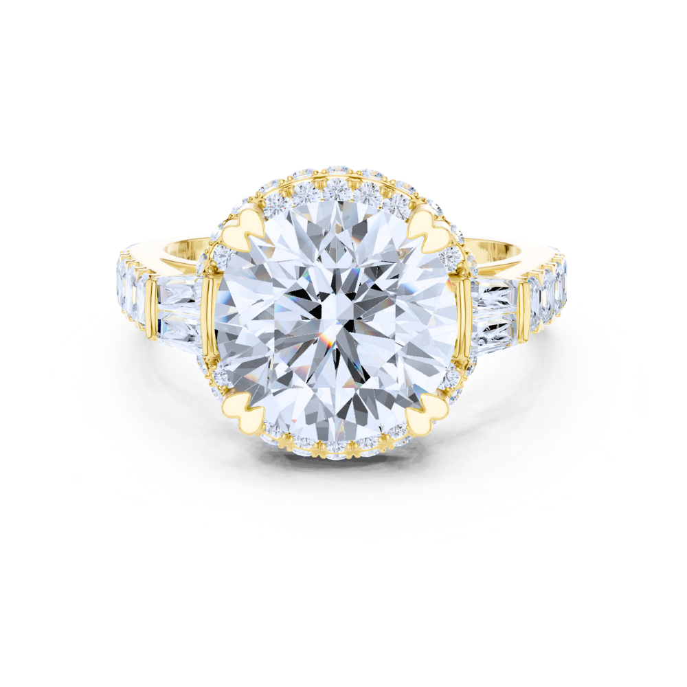 Grandeur Halo Diamond Ring