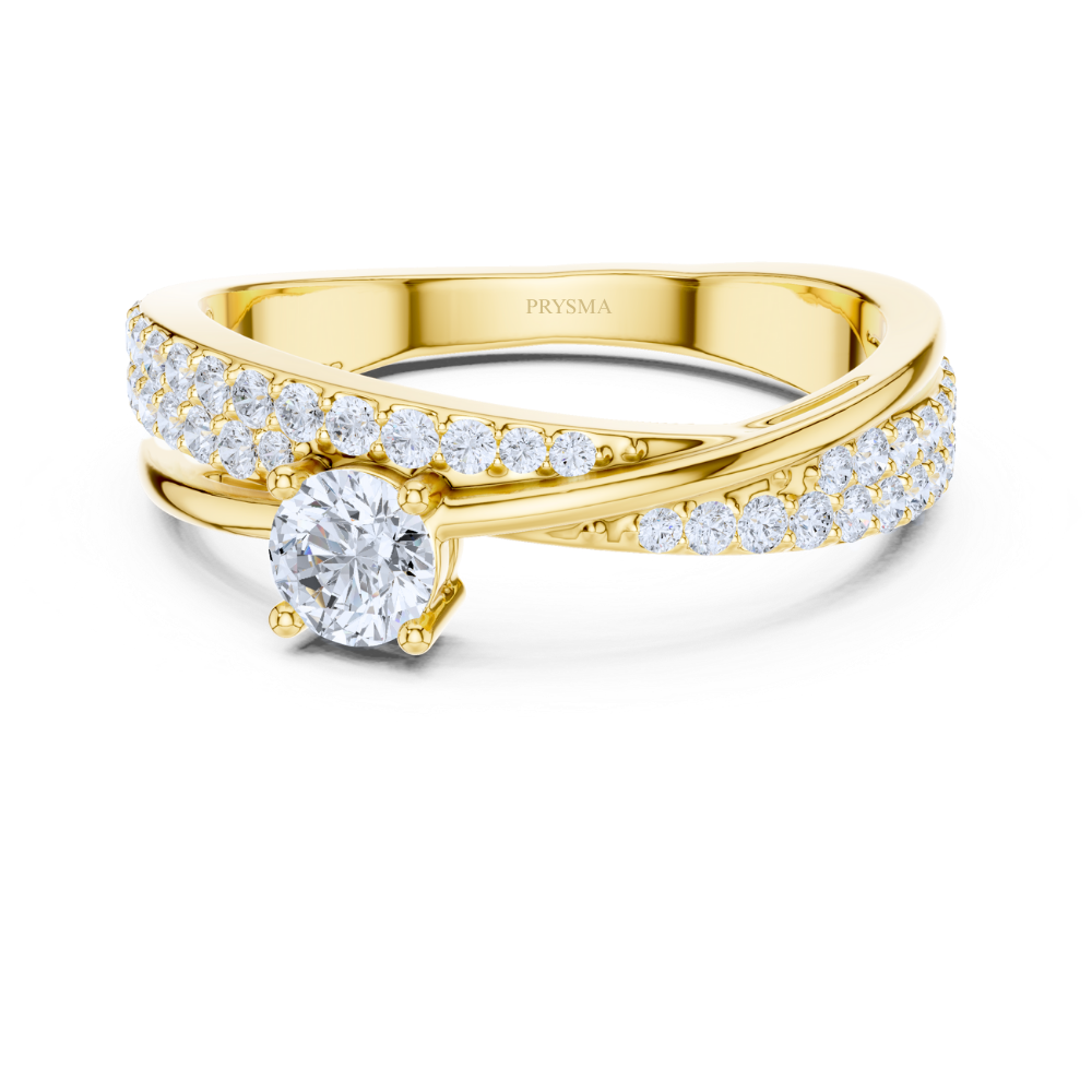 Radiant Embrace Solitaire Ring