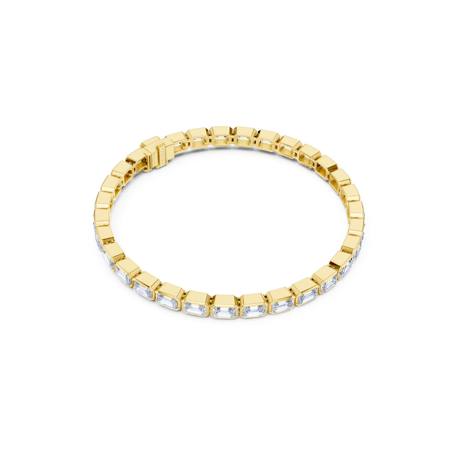 Emerald-Cut Diamond Tennis Bracelet