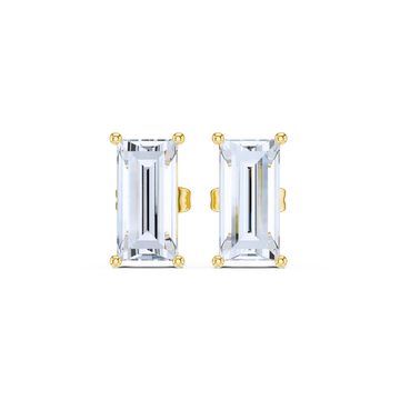 Luxe Baguette Diamond Studs