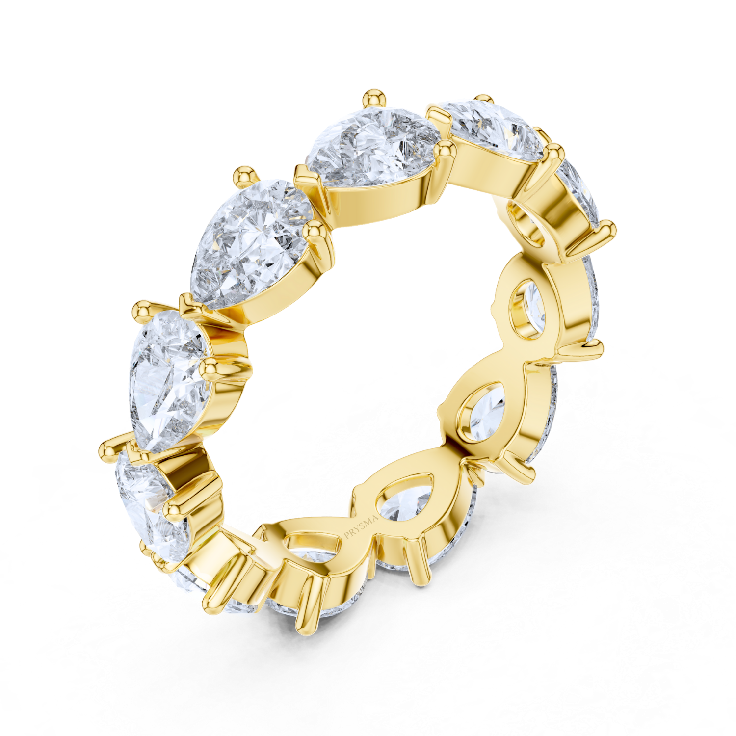 Eterna Pear Diamond Band