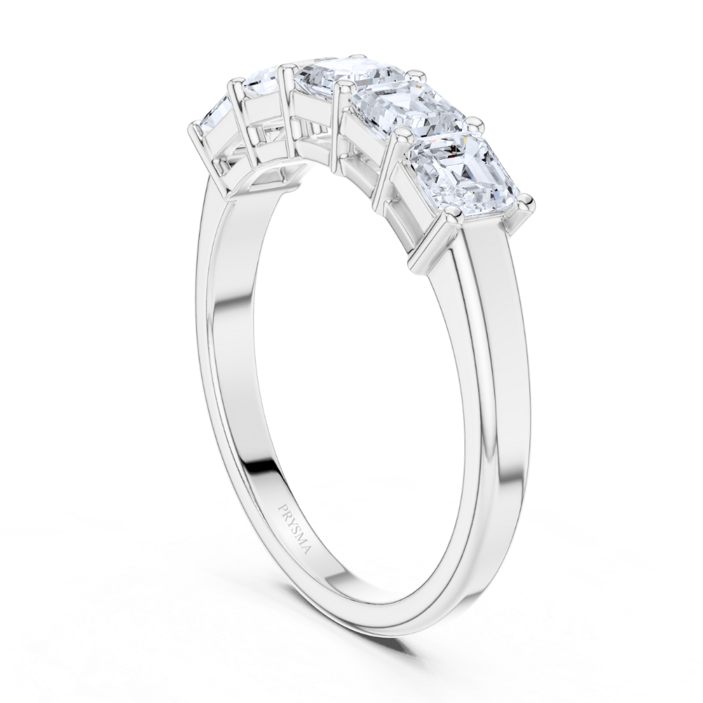 Emerald Elegance Five Stone Ring