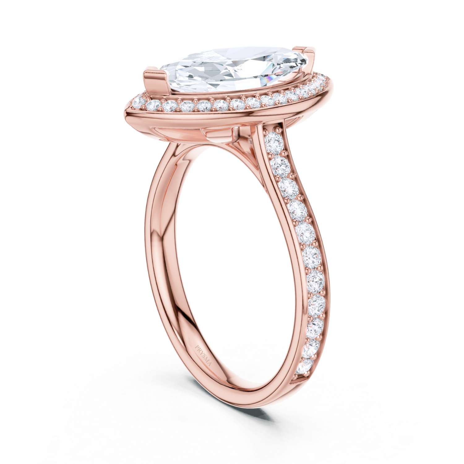 Majestic Marquise Halo Ring