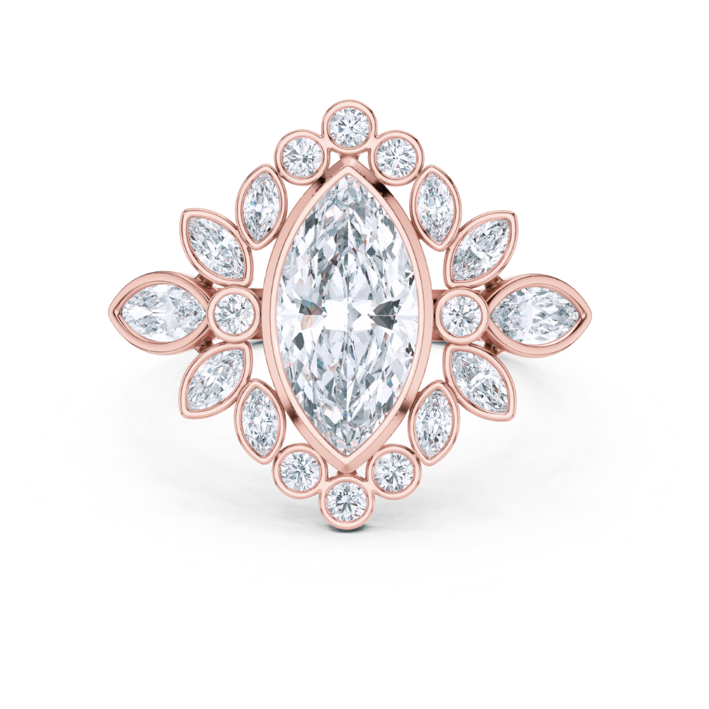 Elysian Marquise Bloom Ring