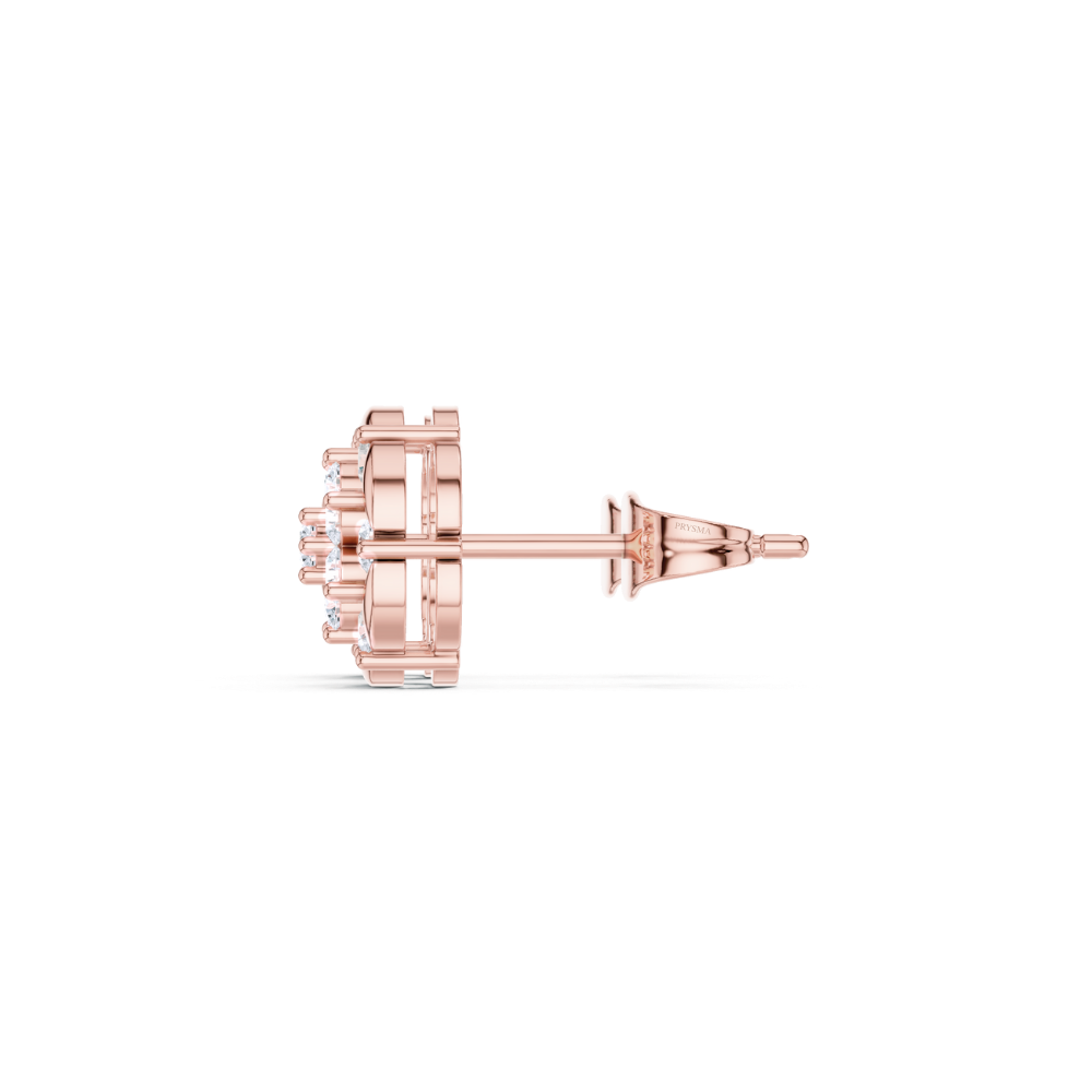 Aurora Petal Cluster Diamond Studs