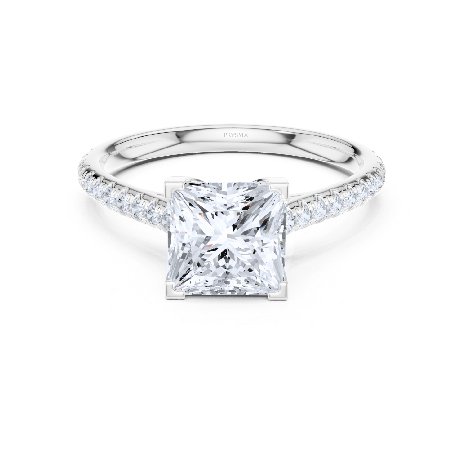 Split-Shank Pave Diamond Ring