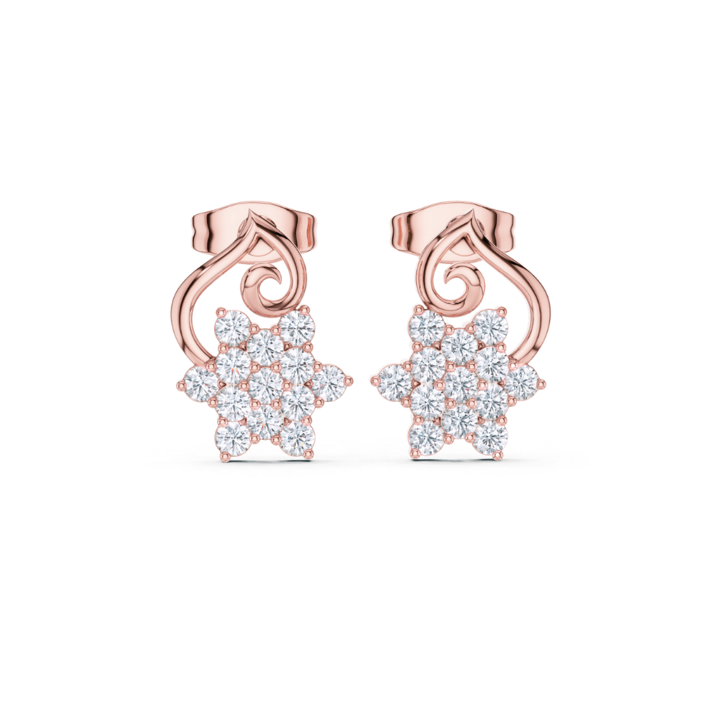 Celestial Bloom Diamond Earrings
