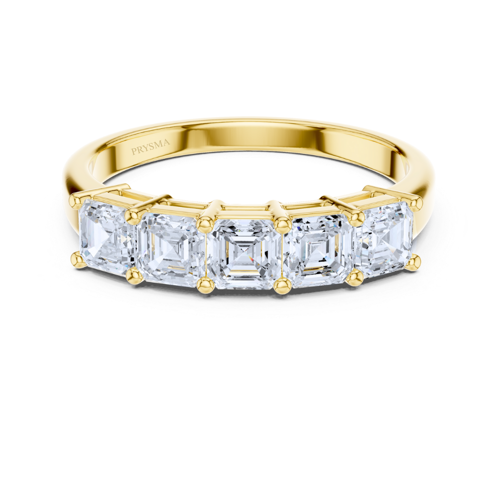 Emerald Elegance Five Stone Ring