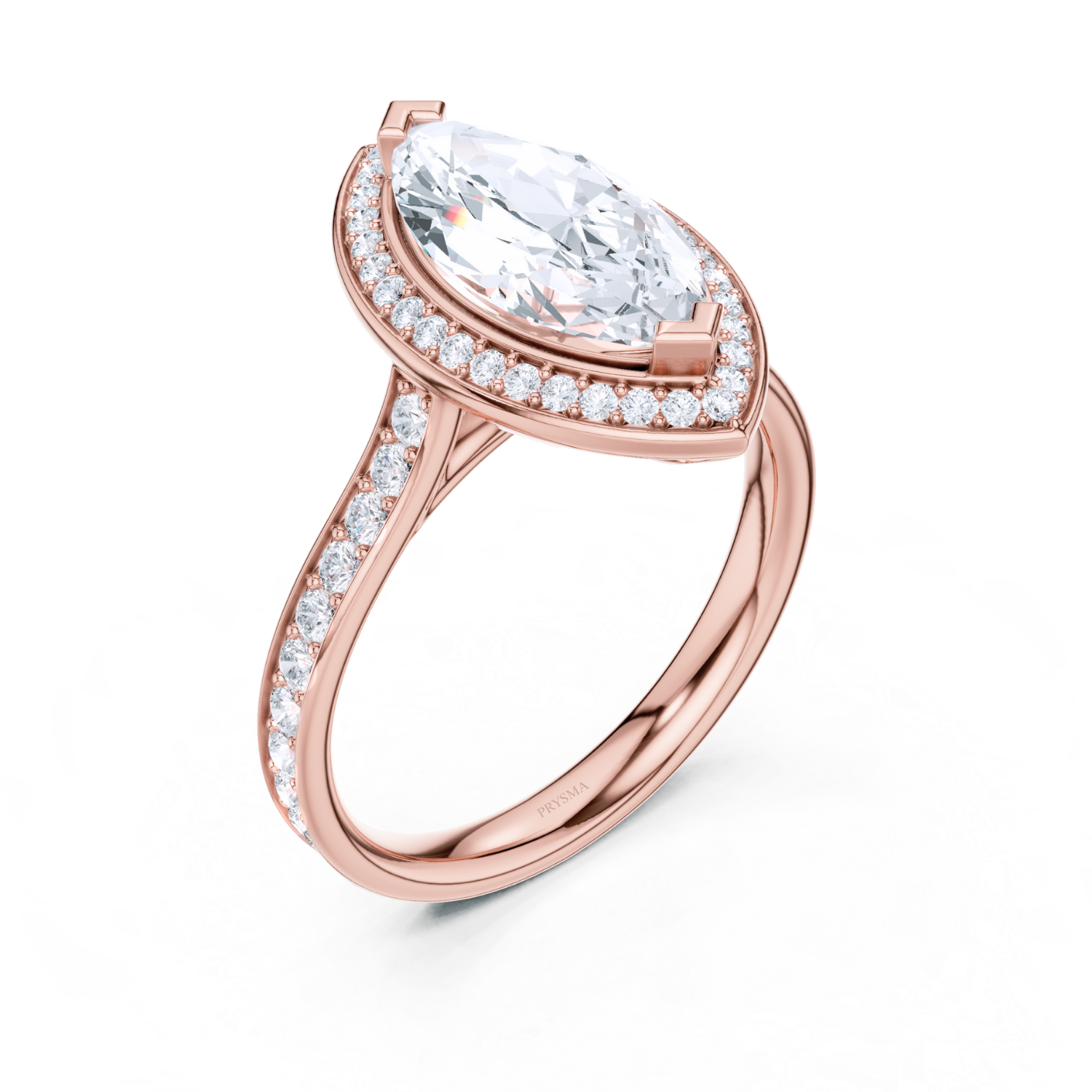 Majestic Marquise Halo Ring
