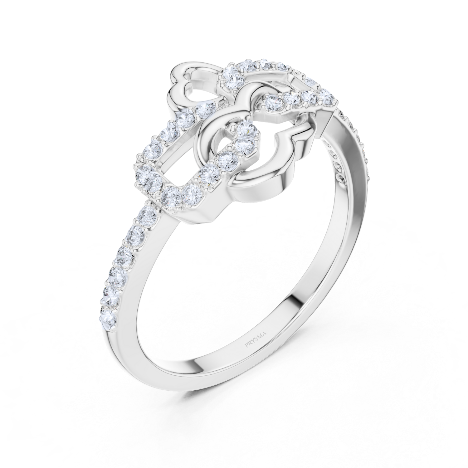 Twisted Elegance Diamond Ring